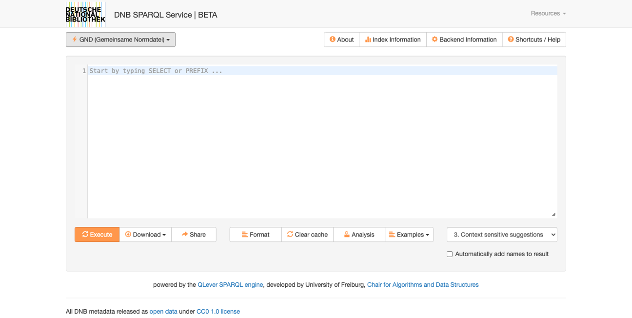 Featured Image for Event Neue Abfragemöglichkeit: DNB stellt SPARQL-Service bereit