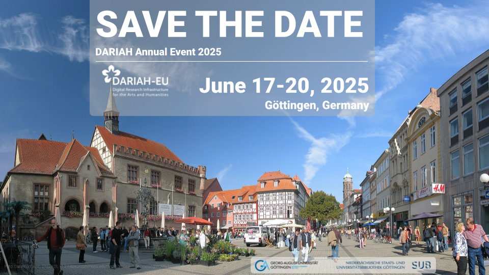 Featured Image for Event Save the Date: DARIAH Annual Event 2025