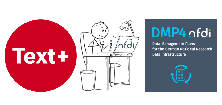 Featured image for blog entry Text+ & DMP4NFDI – FDM als Joint Effort