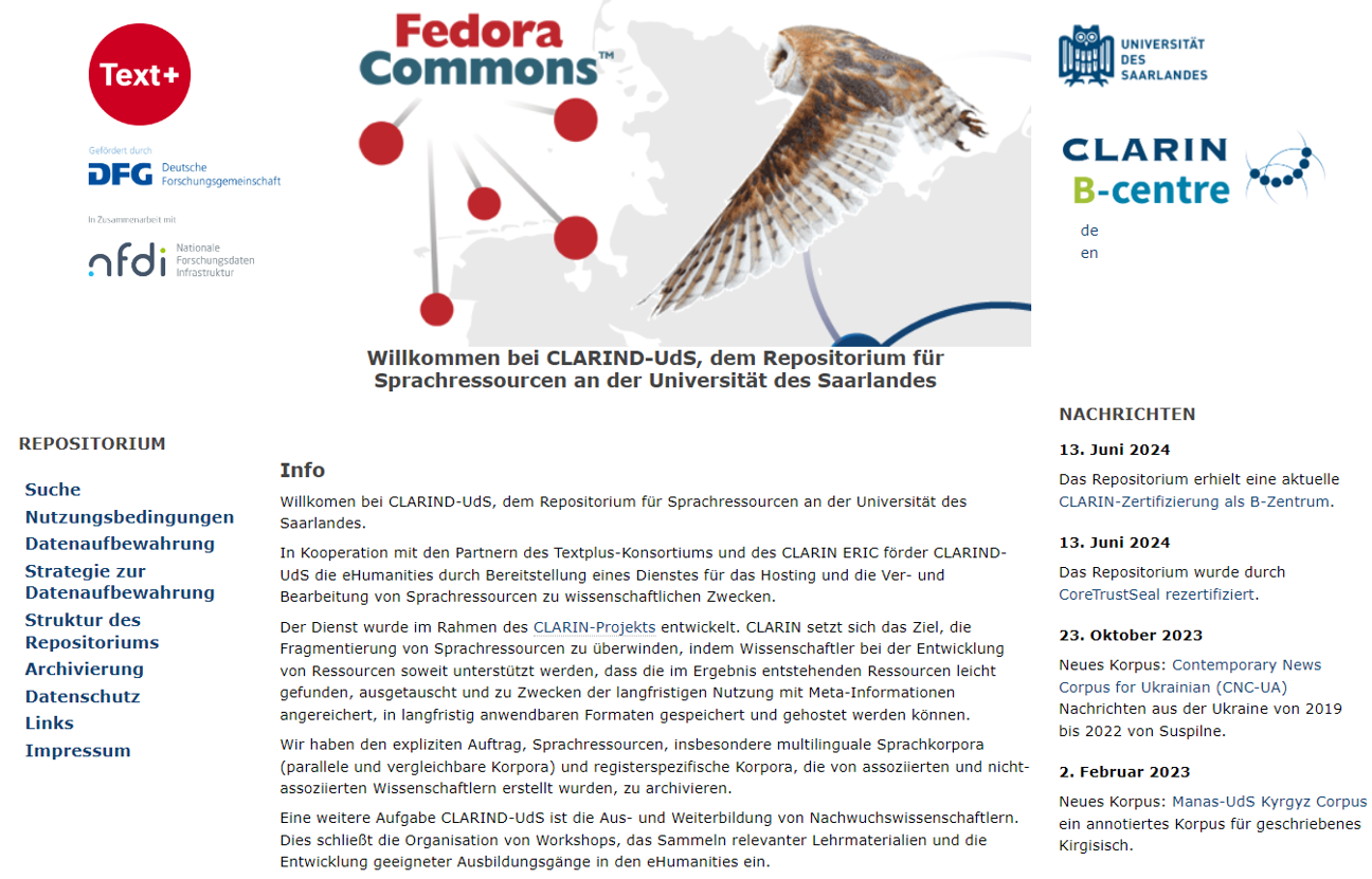 Thumbnail for service CLARIND-UdS