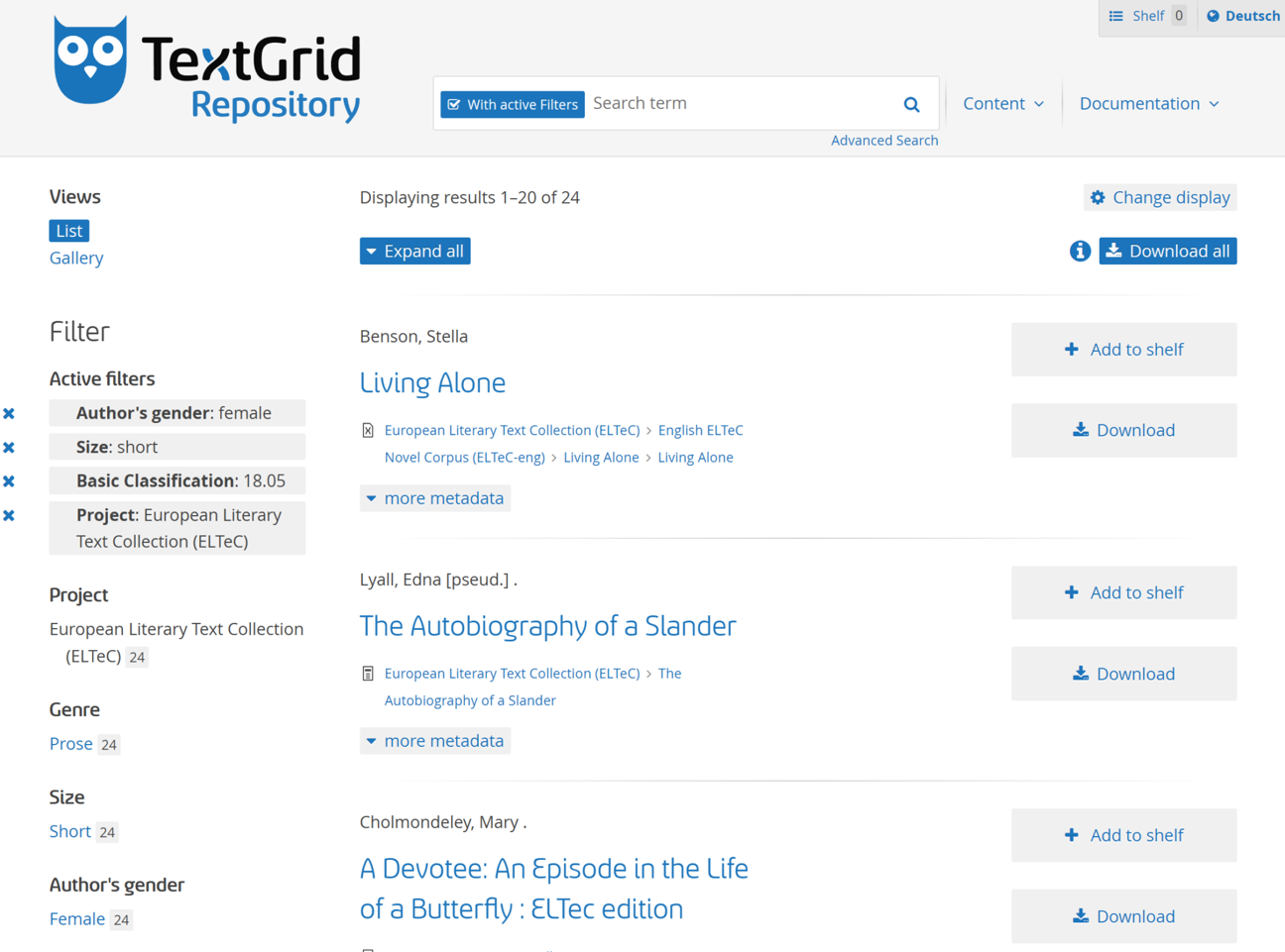 Thumbnail for service tg-model - TextGrid Import Modeller