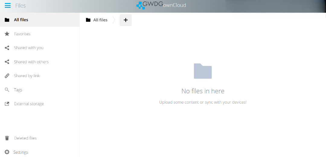 Thumbnail for service ownCloud