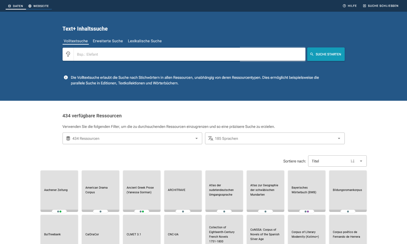 Thumbnail for service Text+ Federated Content Search (FCS)