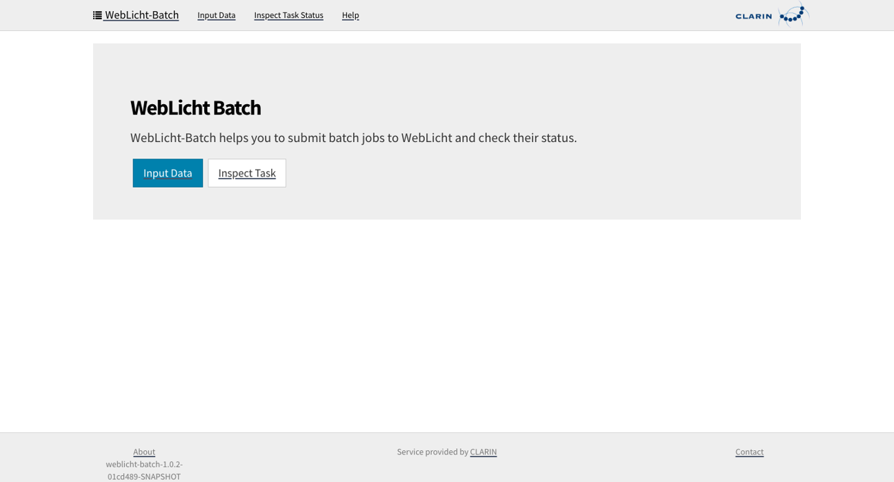 Thumbnail for service WebLicht Batch