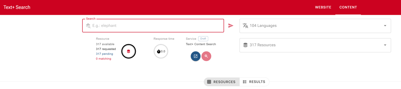 Thumbnail for service Text+ Federated Content Search (FCS)