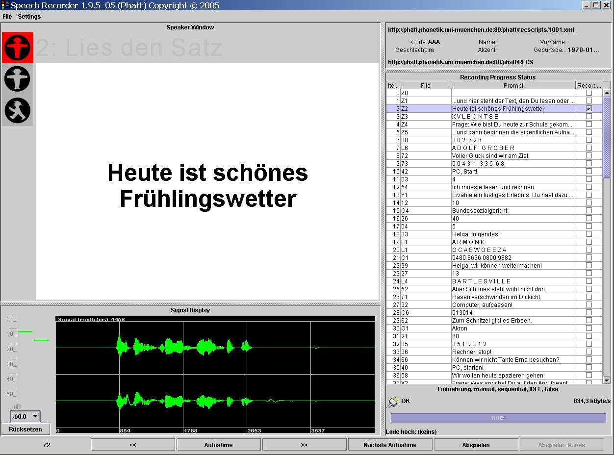 Thumbnail for service SpeechRecorder