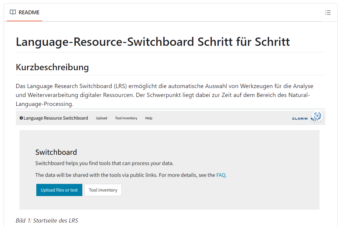 Thumbnail for training material Language-Resource-Switchboard step by step